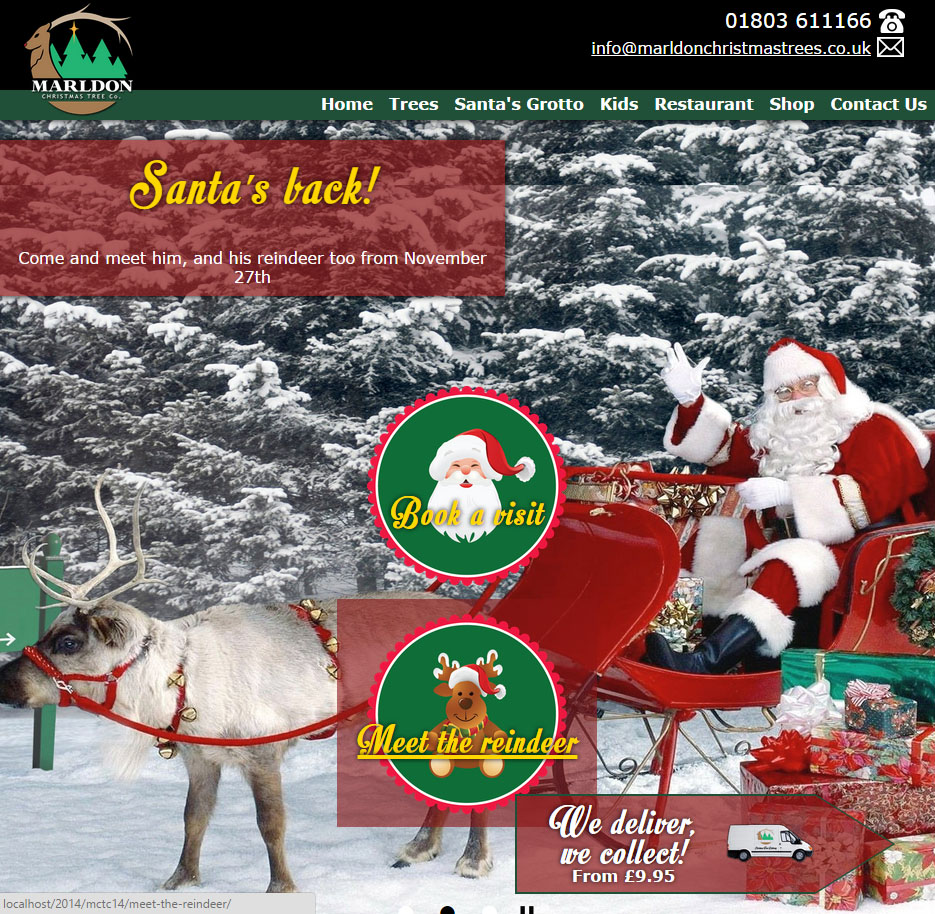 marldon christmas trees website 2014 front page slide 2